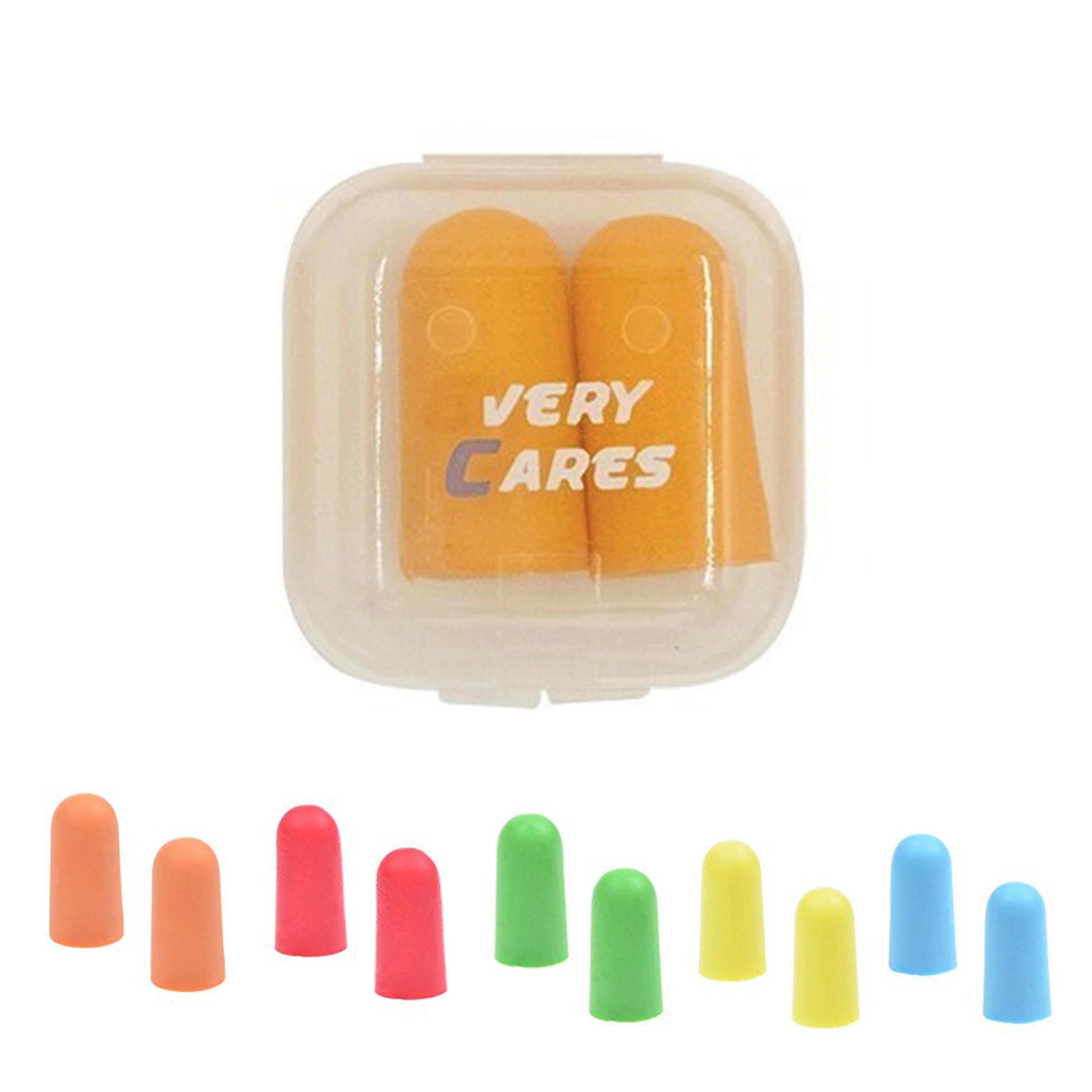 Memory Foam Quiet Earplugs With Case 1