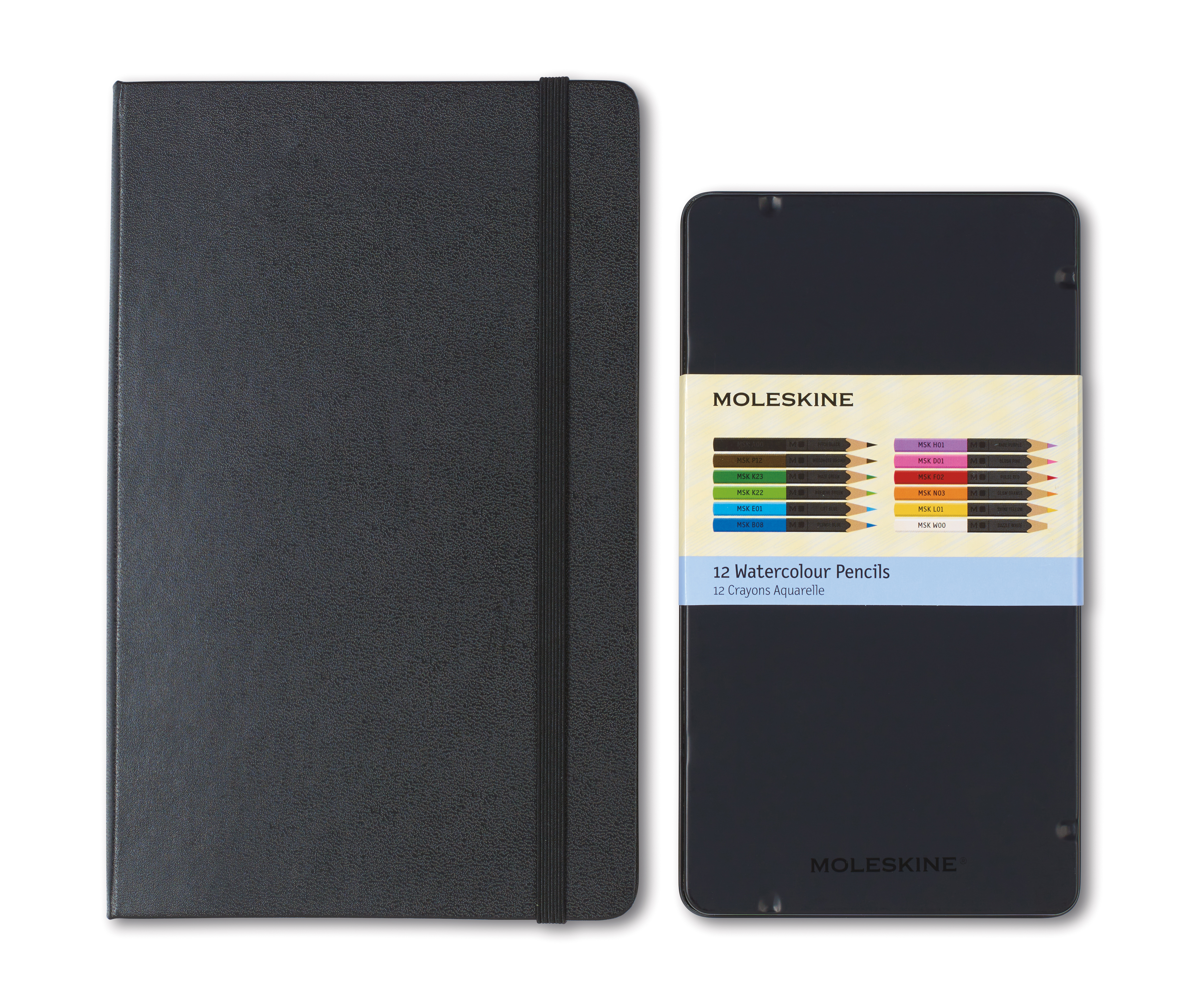 Coloring Kit Sketchbook and Watercolor Pencils