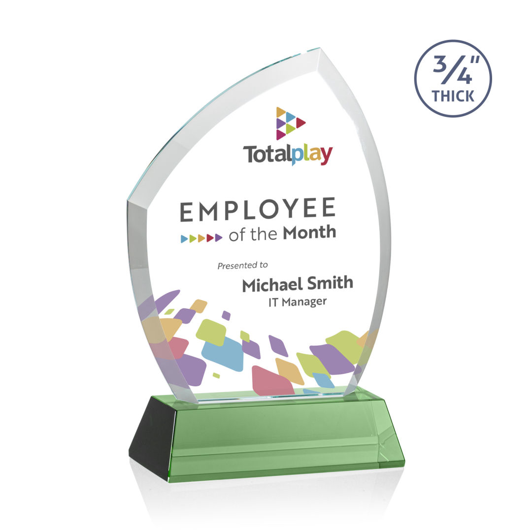 Daltry VividPrint™ Award on Newhaven Base - Green 10