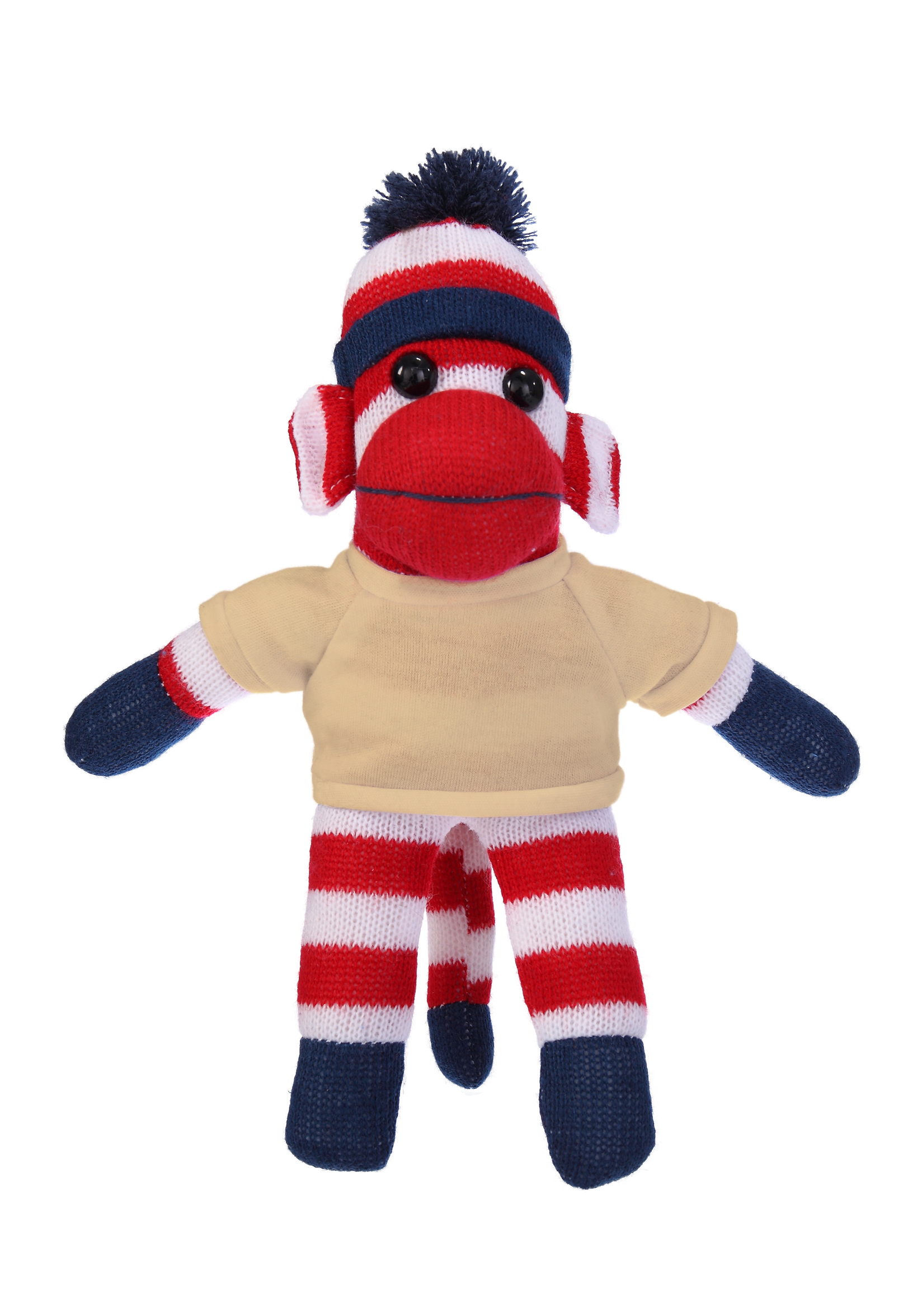 Plush Patriotic Sock Monkey with Tee 7