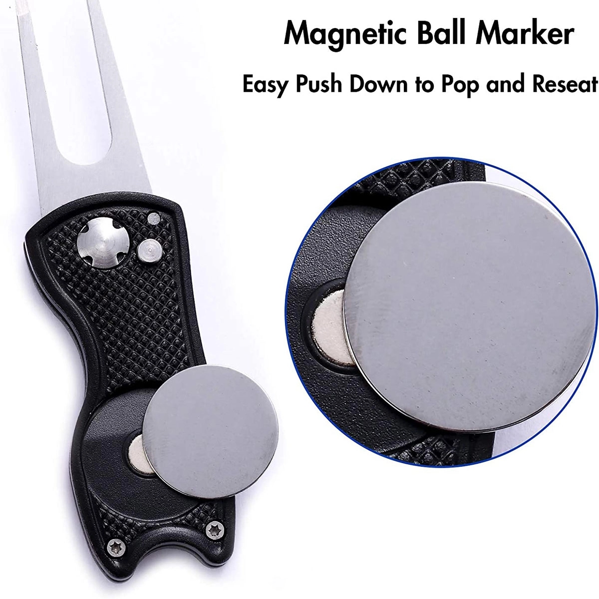 Foldable Golf Divot Tool 1