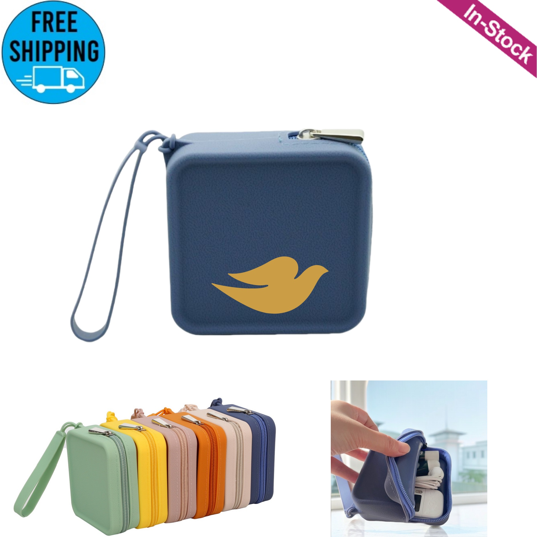 Small Silicone Makeup Toiletry Bag 2