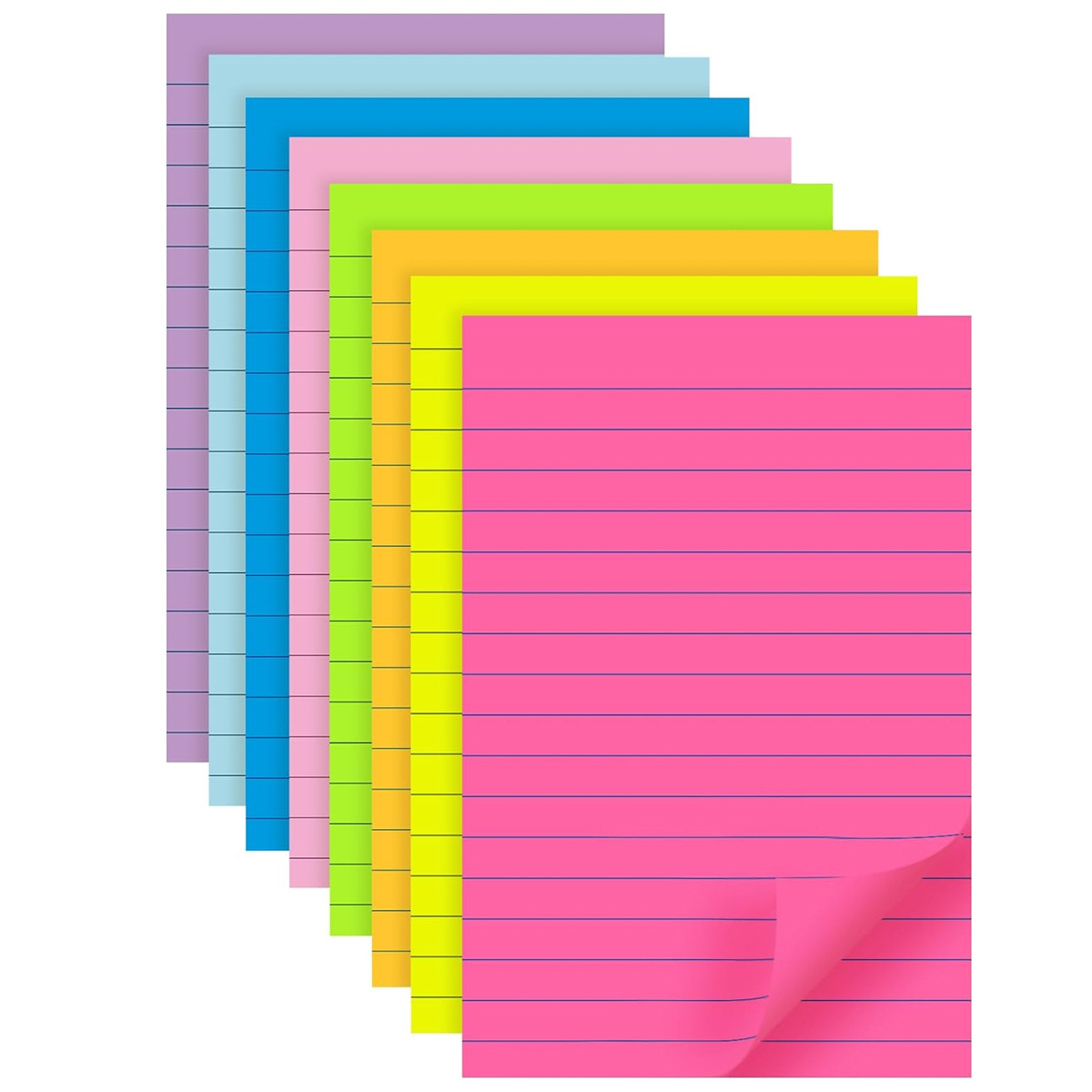 8 Colors Self Sticky Notes Pad 2