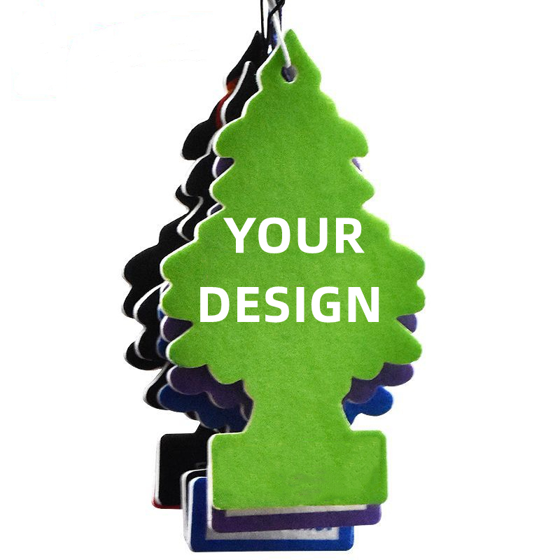 Christmas Tree Full Color Paper Air Freshener up to 10 sq inches 4