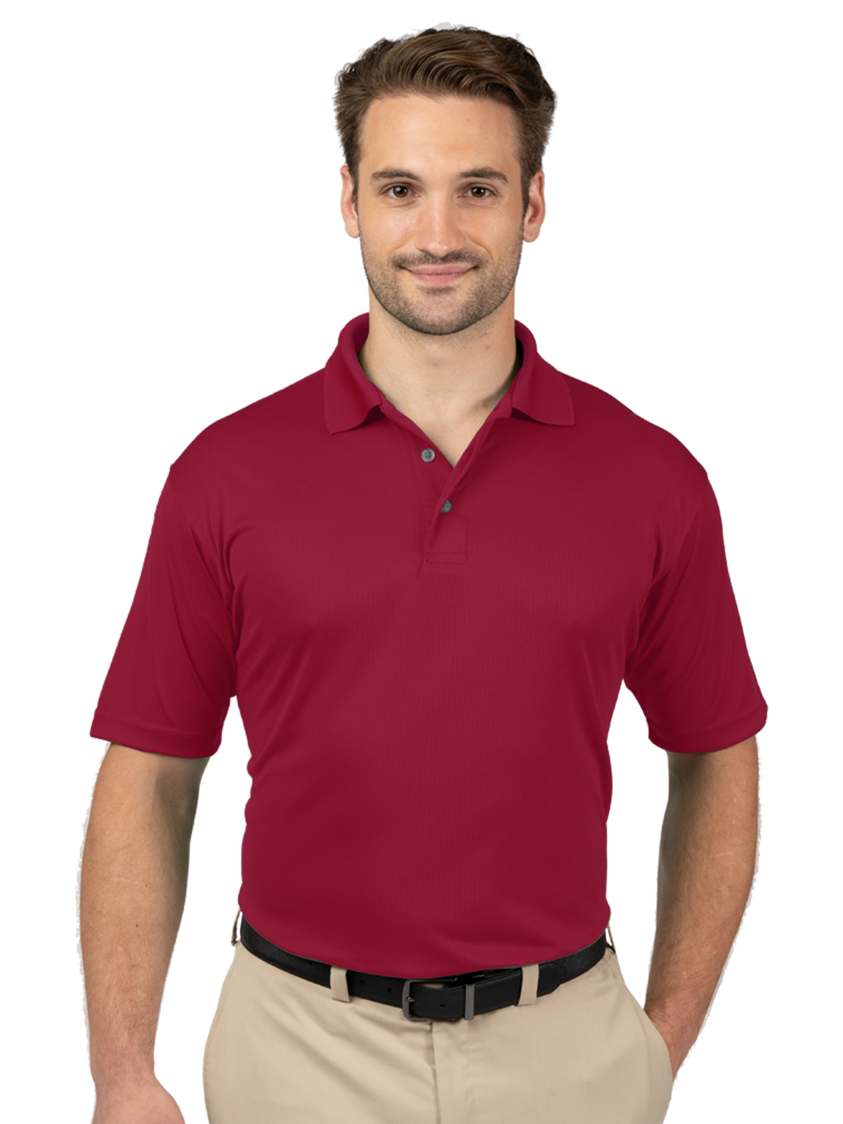 Blue Generation - Men's Pocketless Wicking Short Sleeve Polo 6