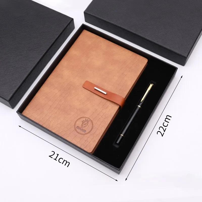 Leather Cover A5 Notebook Gift Set 5