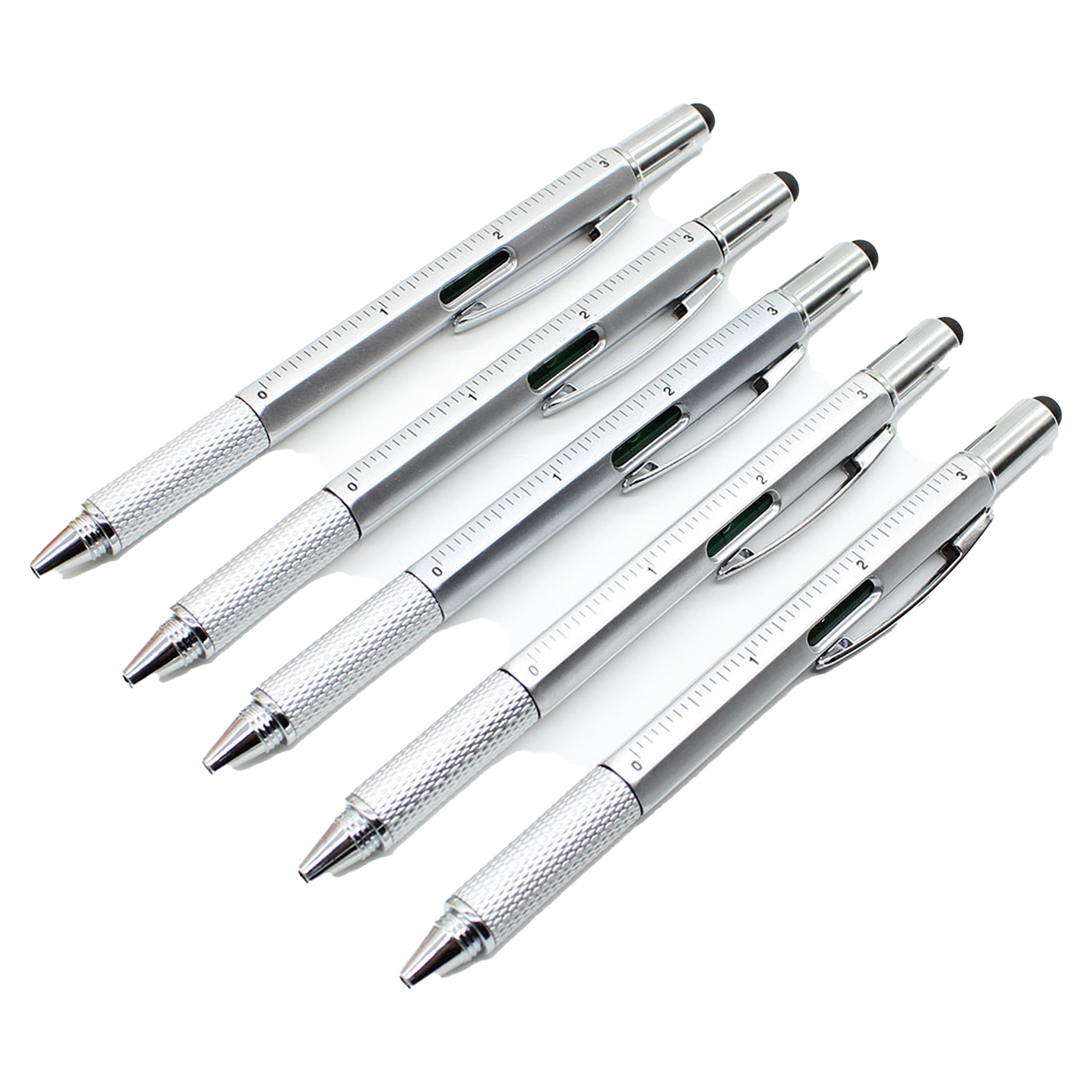 Abs Multi Functional Level Ruler Ballpoint Pen 7