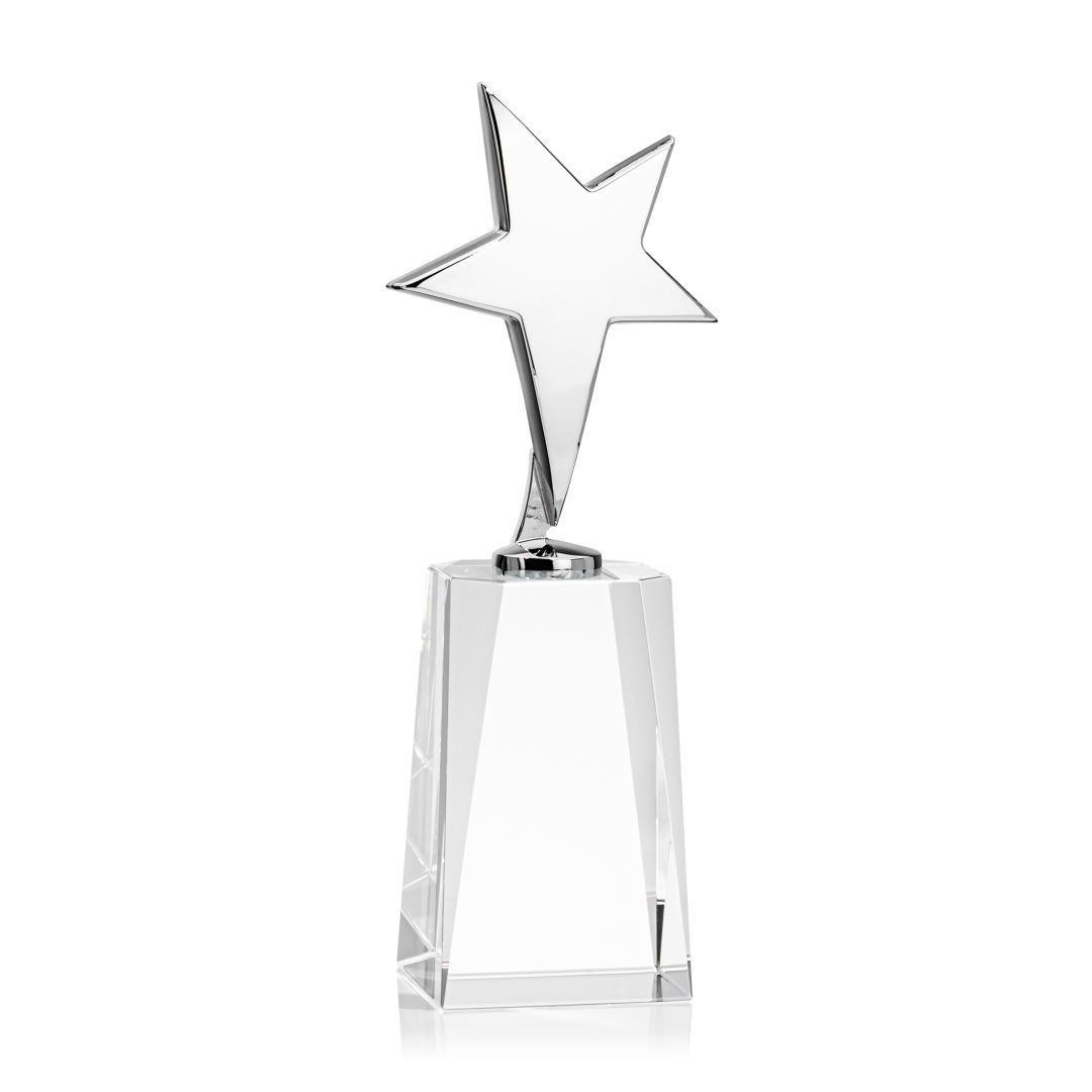 Tuscany Chrome VividPrint™ Award on Cairns Base - Clear 6
