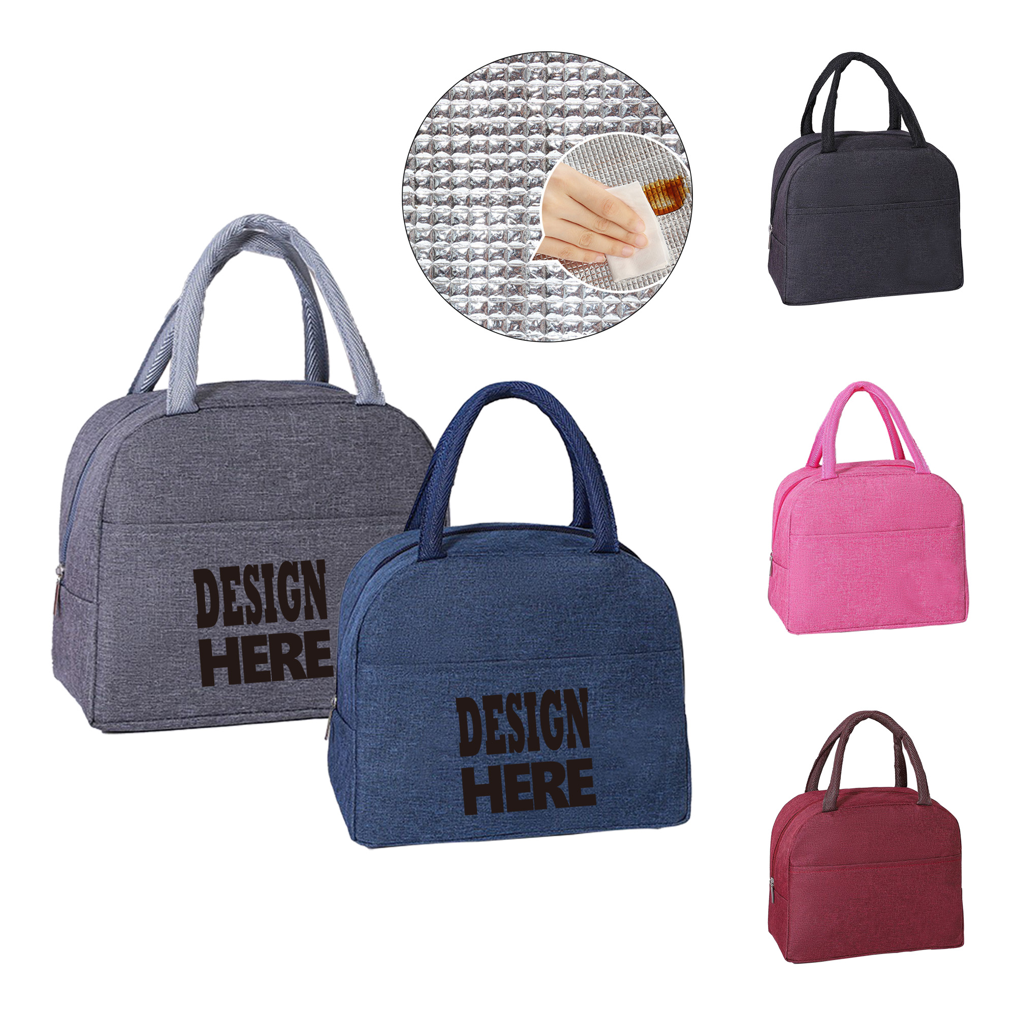 Custom Eco-Friendly Thermal Lunch Bag 2
