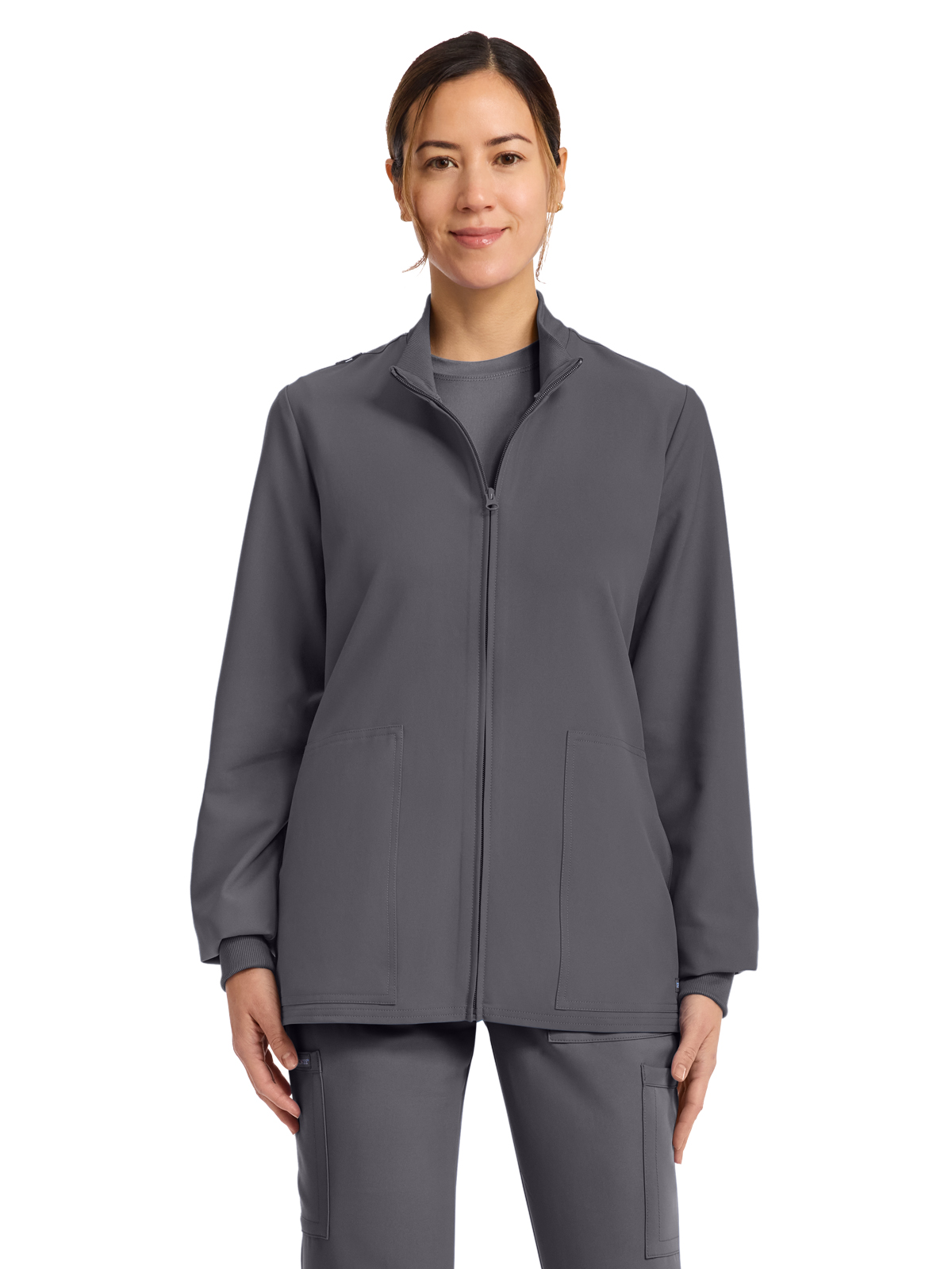Cherokee - Workwear Originals Ultra - Women's 2-Pocket Zip Up Scrub Jacket 65