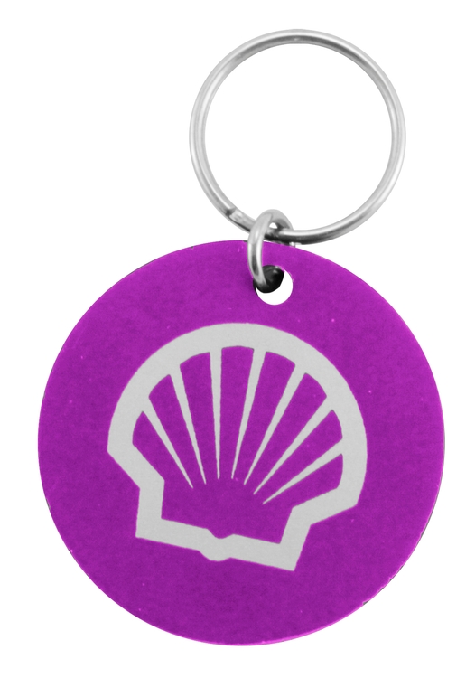 Large Round Aluminum Key Tag 15
