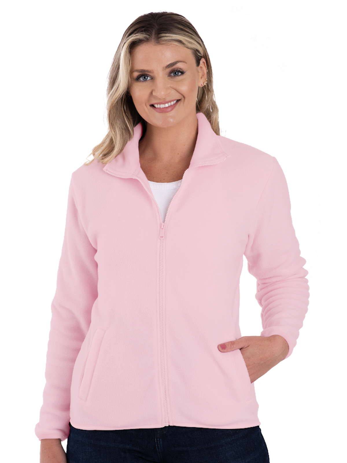 Blue Generation - Women's 2-Pocket Micro Fleece Full Zip Jacket 22