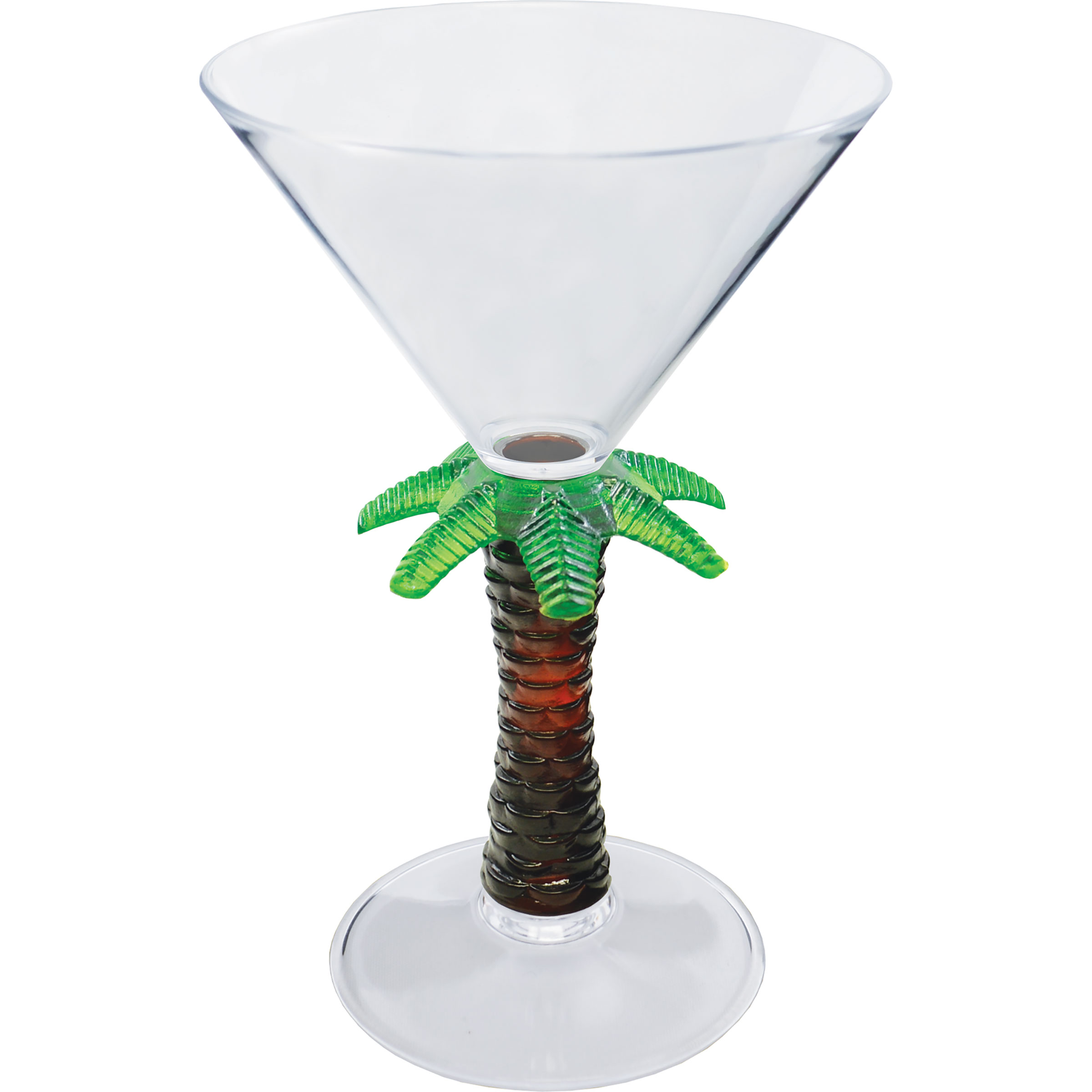 7oz Novelty Stem Plastic Martini Glass