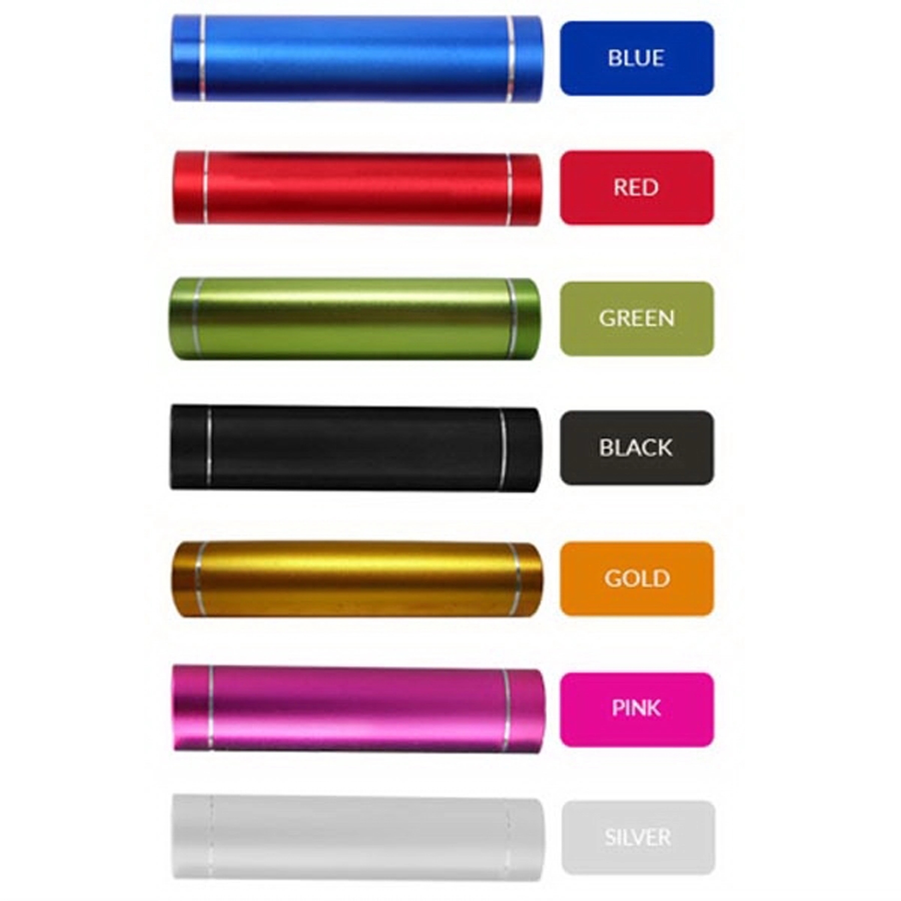 UL Listed Round Metal Power Bank-2600mAh 8
