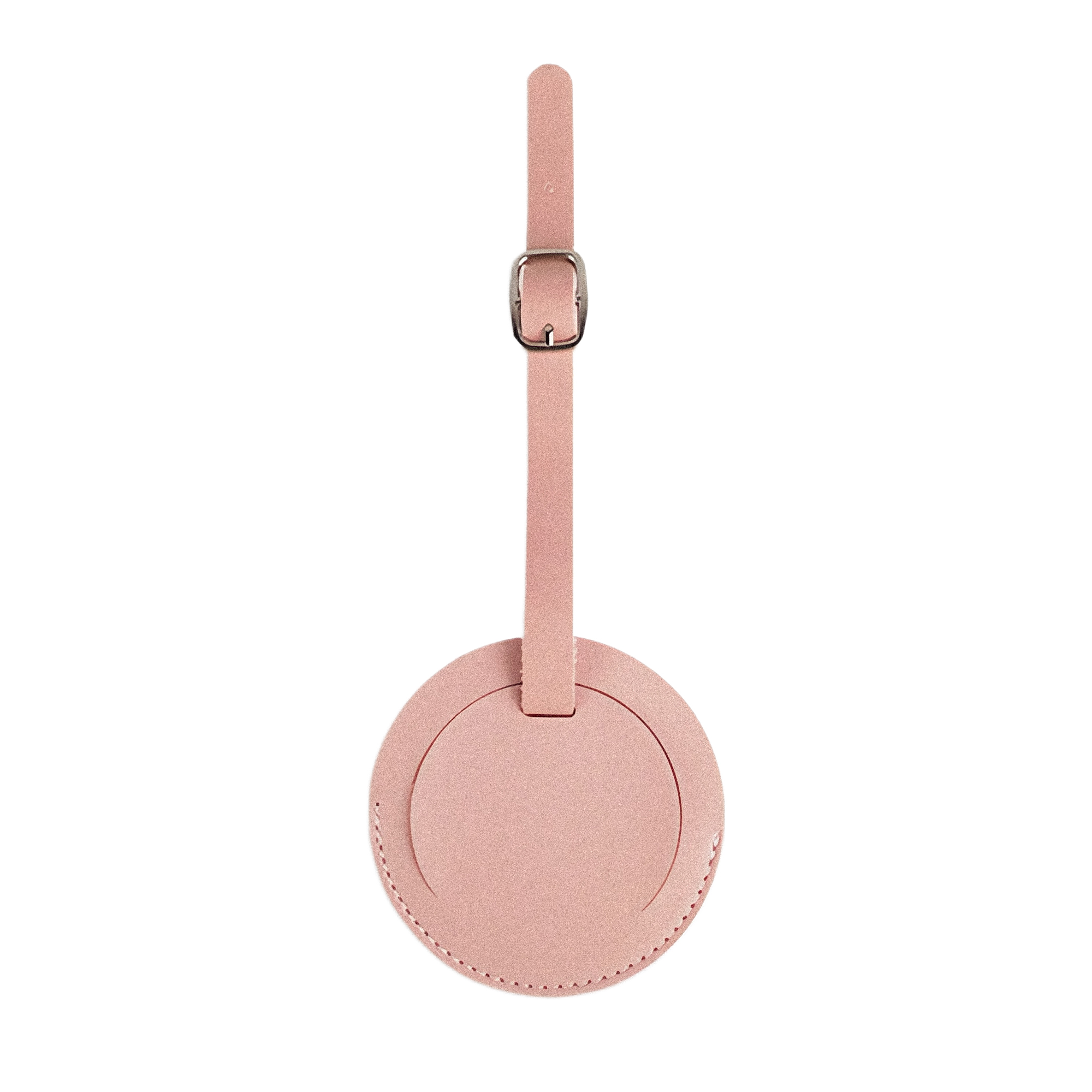 Round Thickened PU Leather Luggage Tag with Card 7