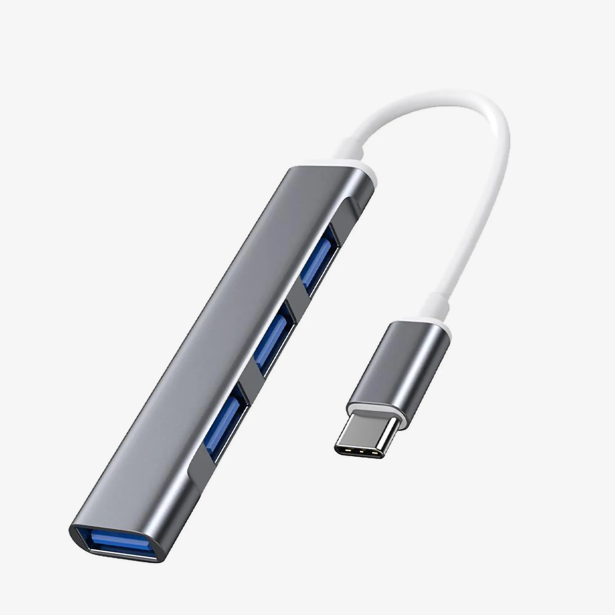Extender Dock Adapter Type-C to 4-Port USB 3.0 Hub Aluminum 4