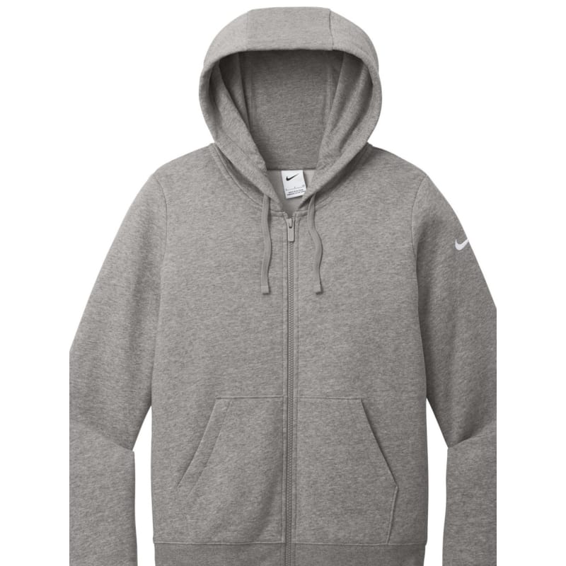 Nike Ladies Club Fleece Sleeve Swoosh Full-Zip Hoodie, custom hoodie or sweatshirt with logo imprint 18
