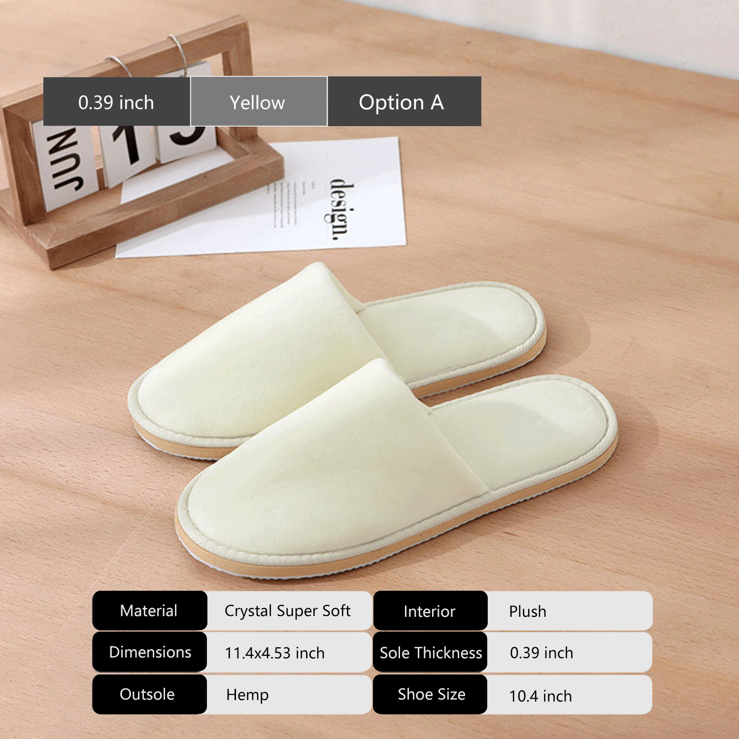 Disposable Ultra Soft Amenities coral fleece slippers 5