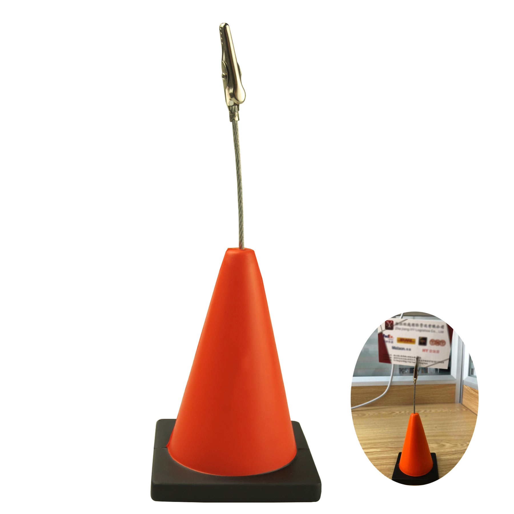 Construction Cone Memo Holder Stress Reliever 1
