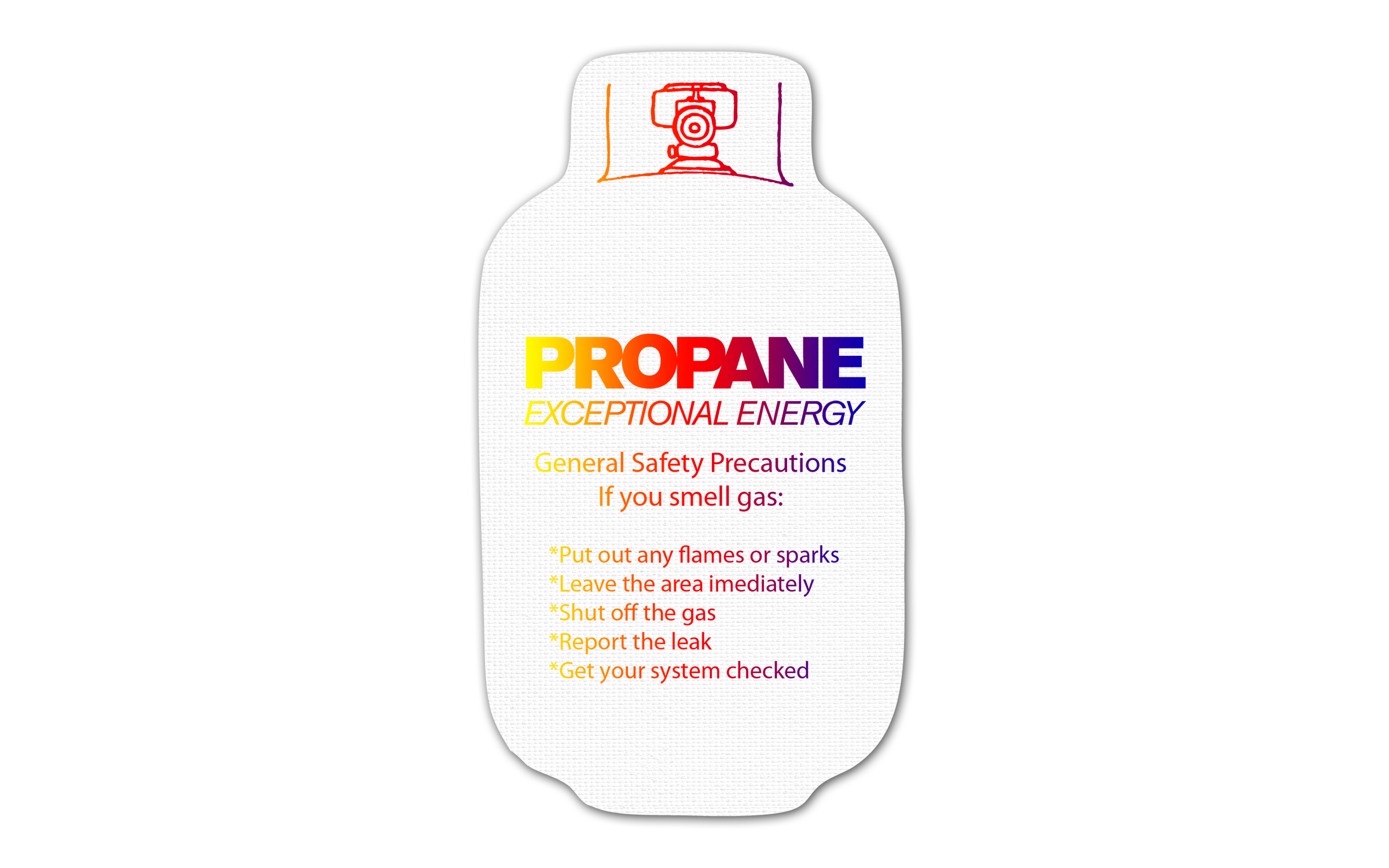 Propane Tank Vinyl Jar Opener 24