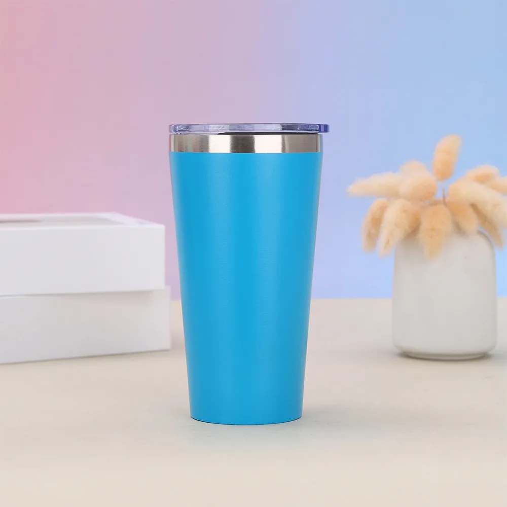 Travel Coffee Tumbler 16 oz Insulated Mug with Lid Outdoor 16