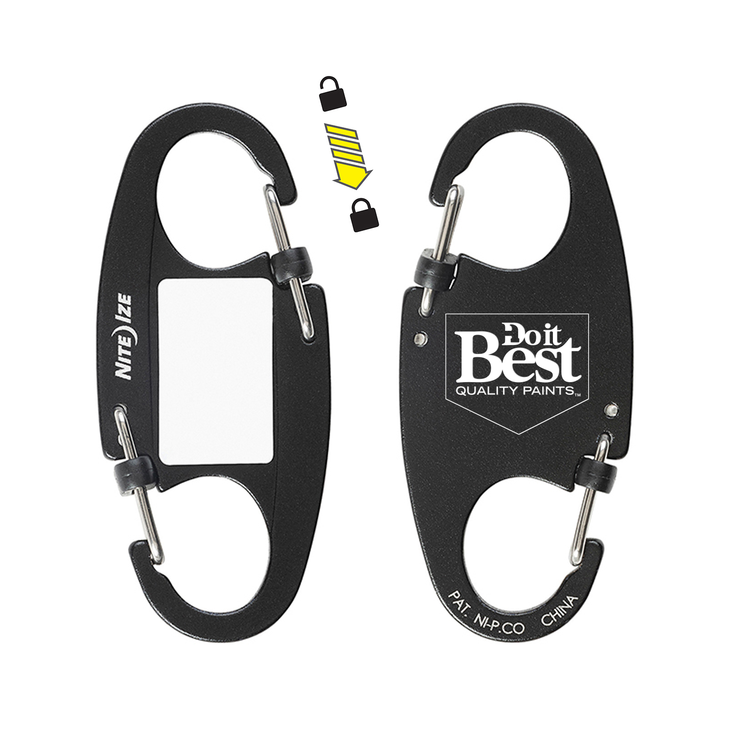 Nite Ize® IdentiKey™ SlideLock® Dual Carabiner 8
