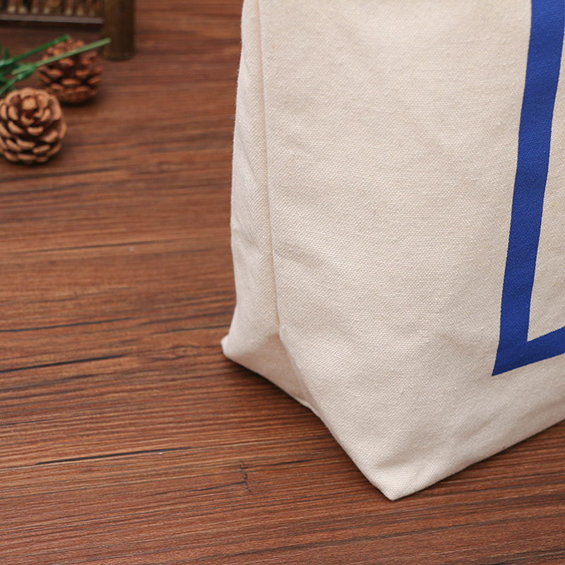 12OZ Cotton Canvas Tote Shopping Bag w/Bottom Side--16"x14"x6" 5