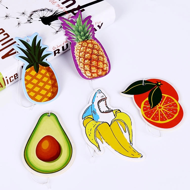 Fruit Shape Scent Paper Car Air Freshener 3