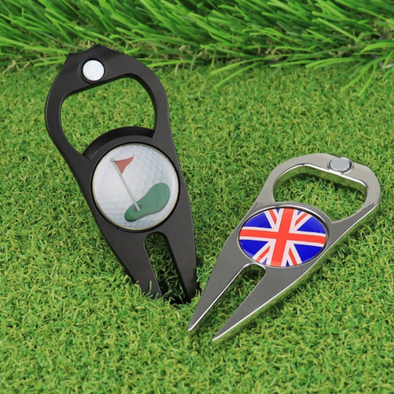 Golf Divot Repair Tool with Bottle Opener 2