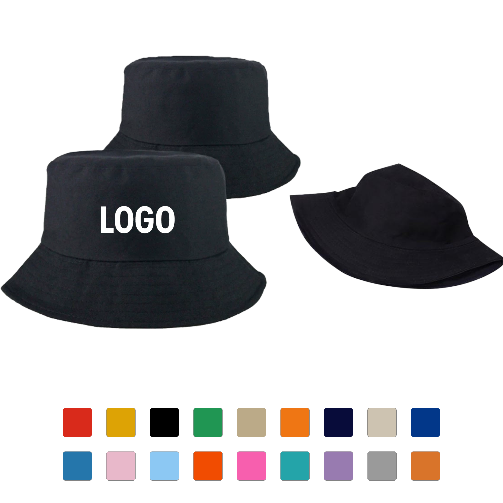 Classic Cotton Sun Bucket Hat for Men and Women 2