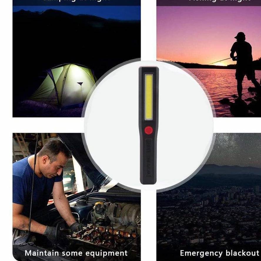 Portable Magnetic COB Flashlight Torch Lamp 9