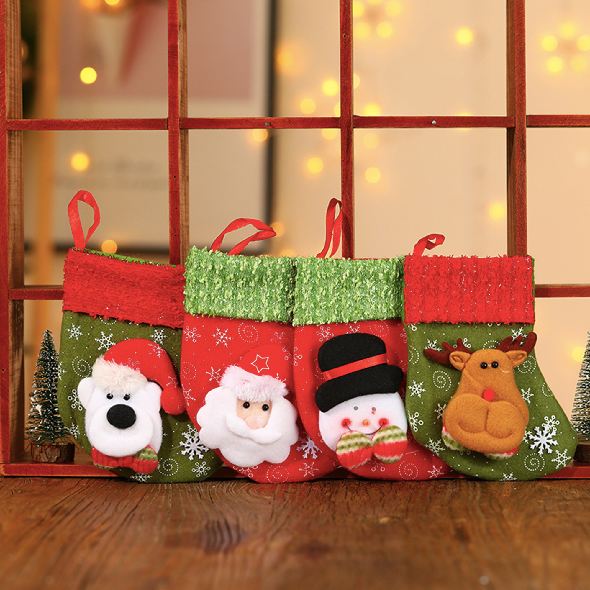 Personalized Christmas Stockings Gifts Decorations 3