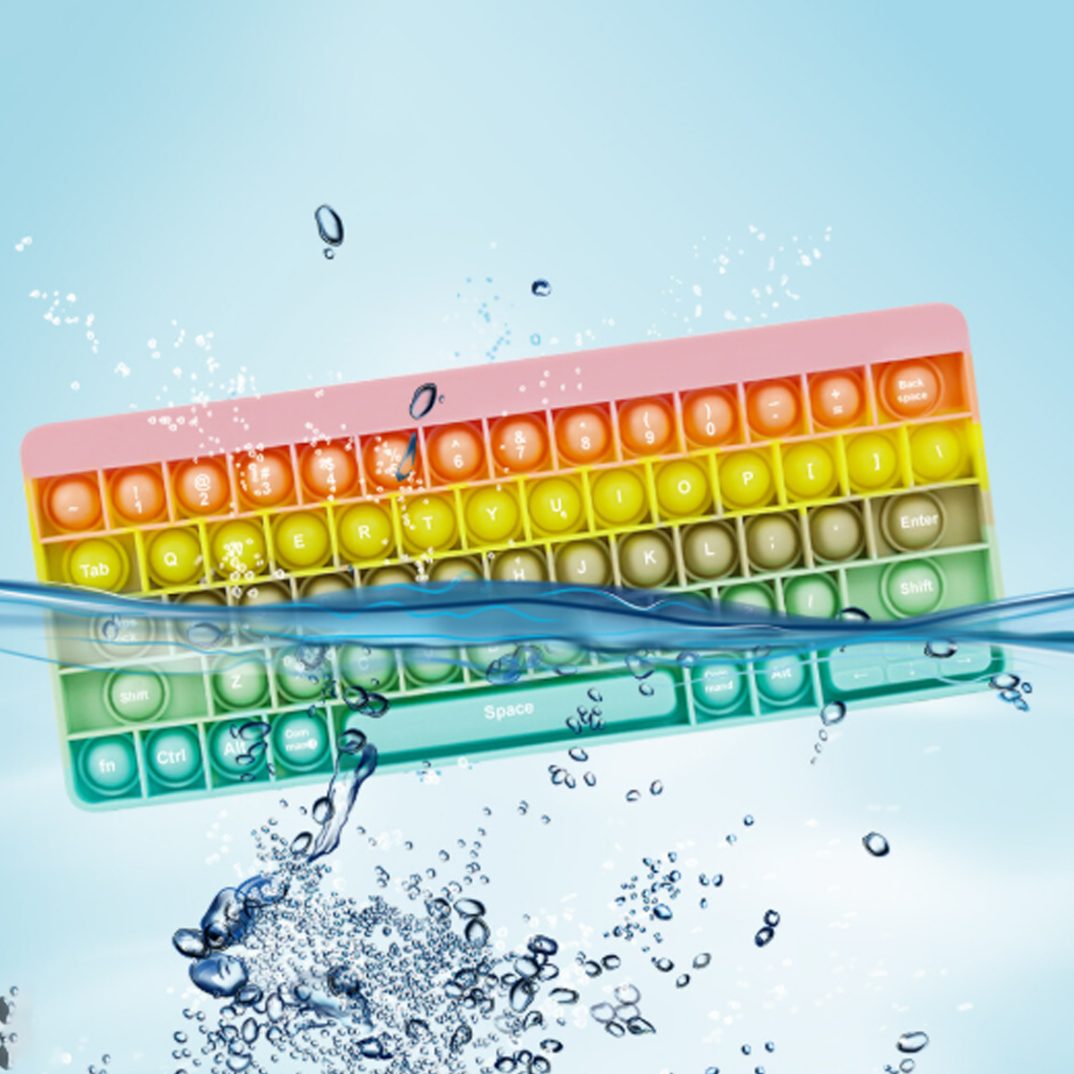 Fidget Pop Bubble Keyboard Stress Relief Toy 6