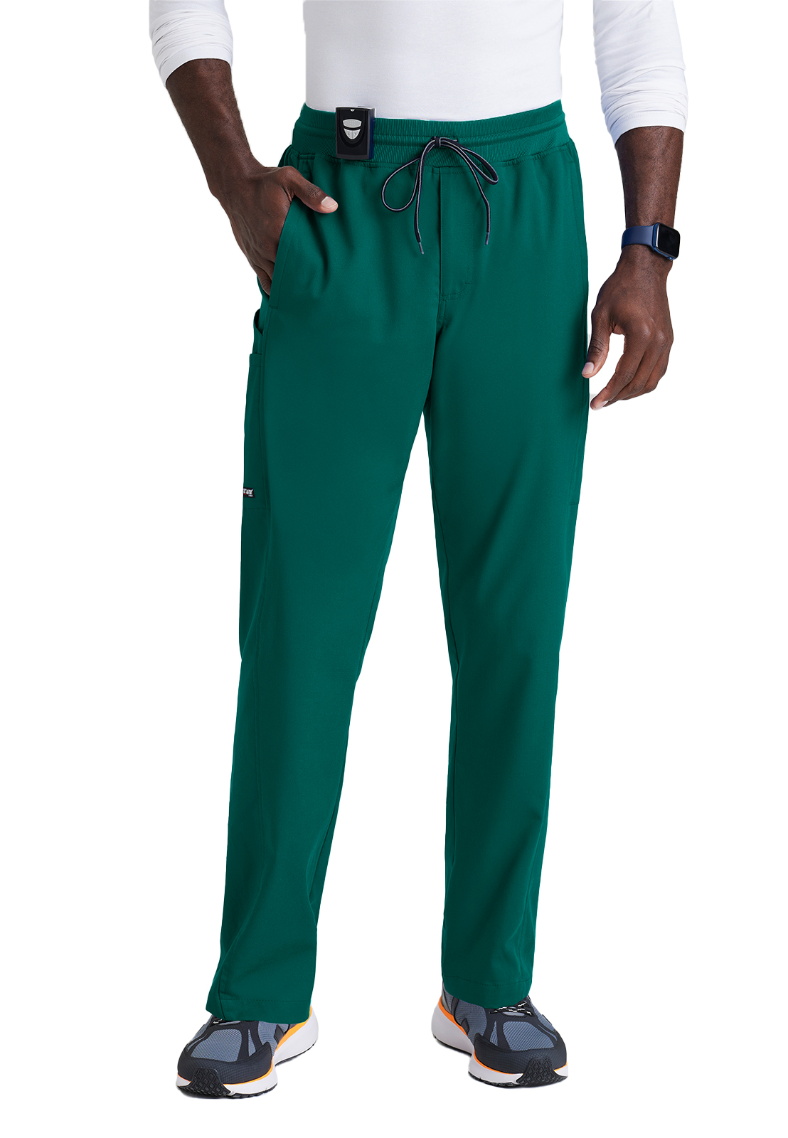 Grey's Anatomy Spandex Stretch - Men's Six-Pocket Straight leg Hudson Scrub Pant 31