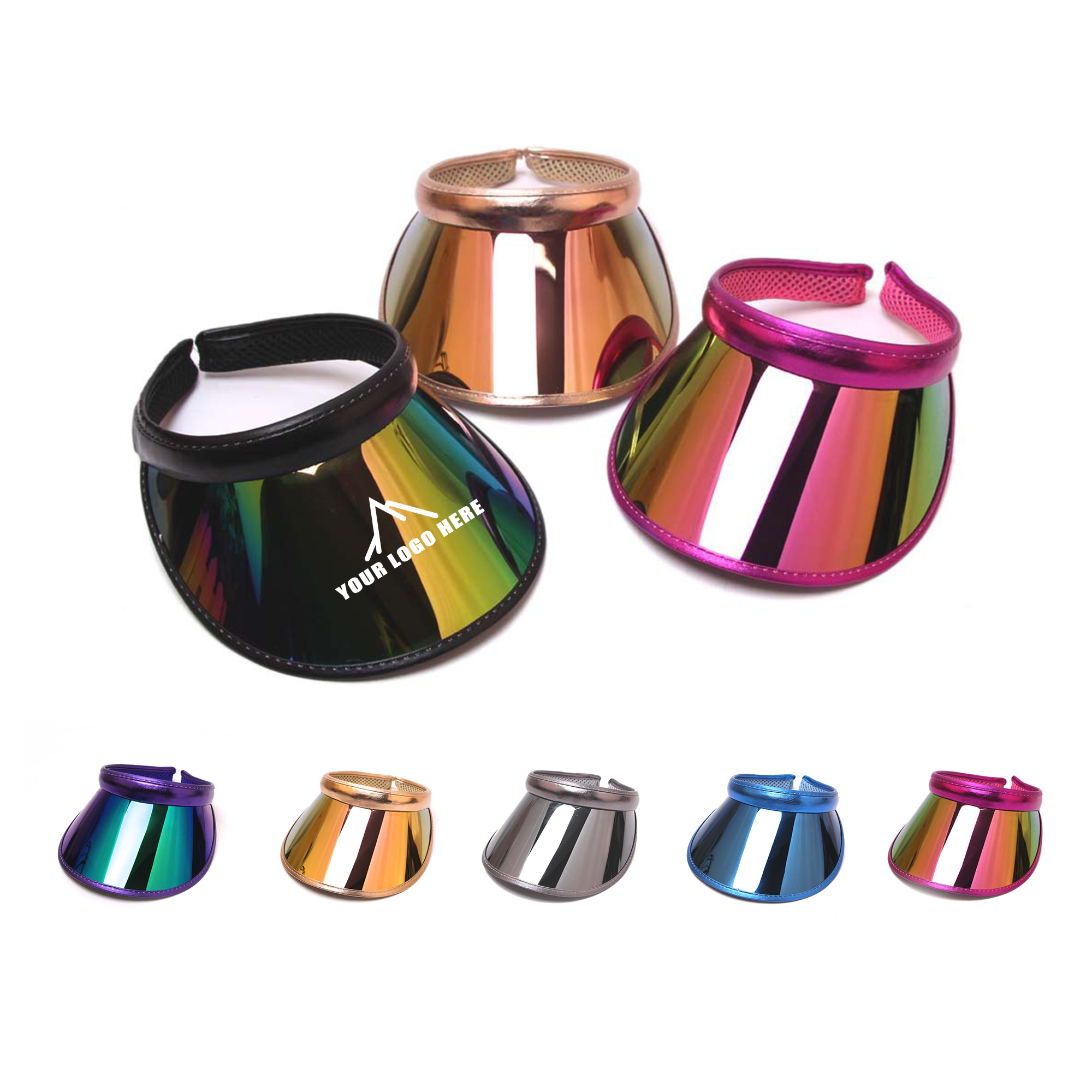 PVC Wide Brim Sun Visor Hat 3