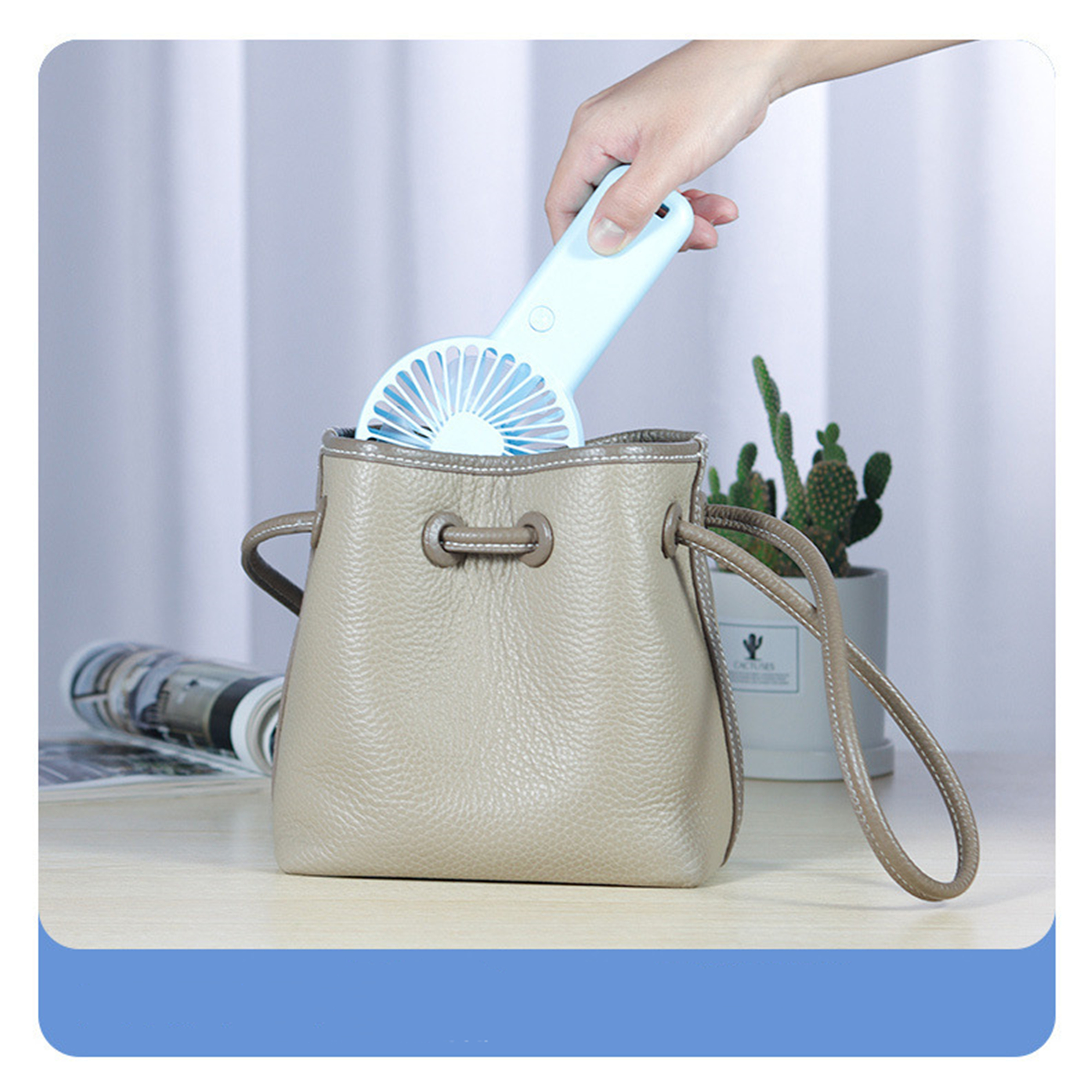 USB Rechargeable Handheld Fan 3