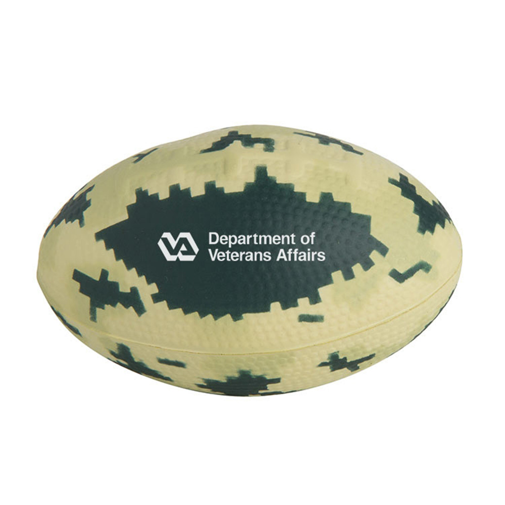 Digital Camo Football Stress Reliever 4