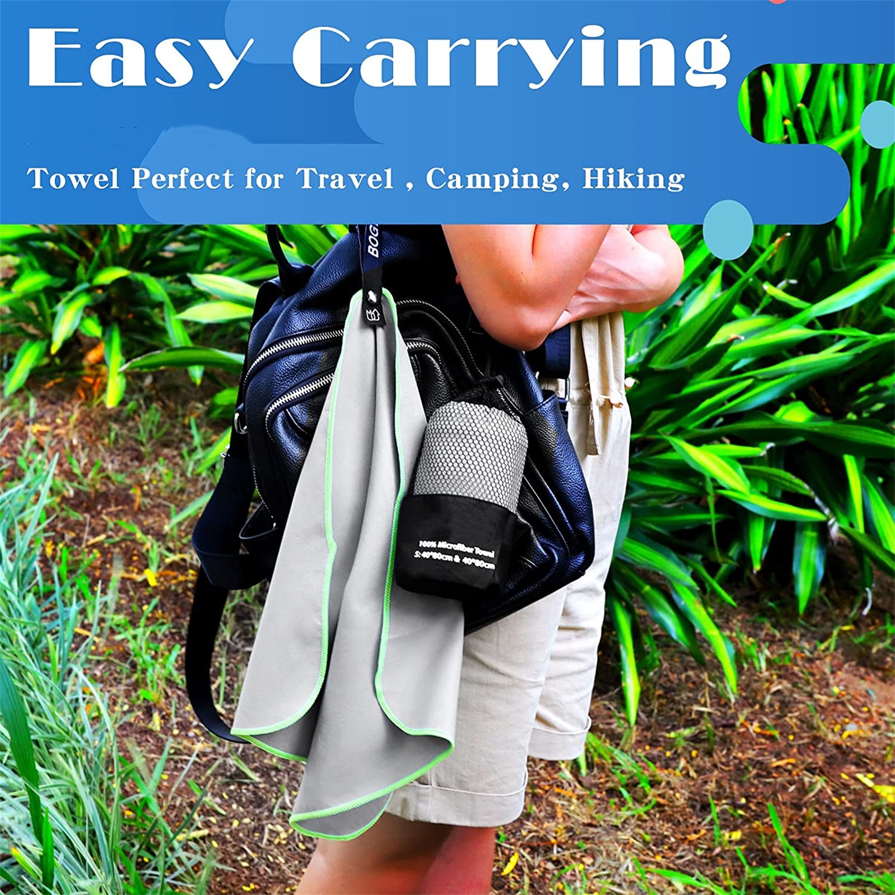 Quick Dry Microfiber Travel Sports Towel 1