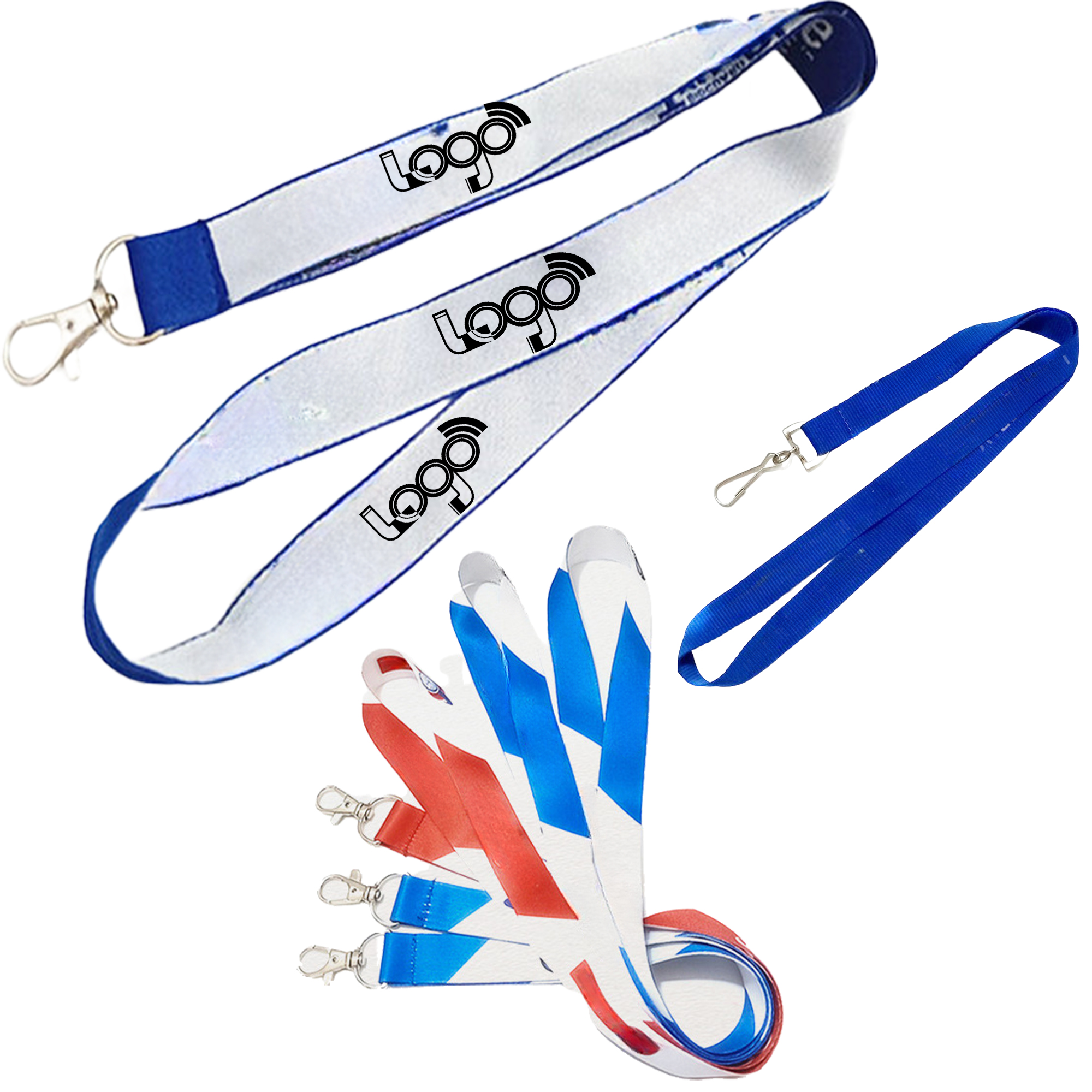 Durable ID Badge Lanyards with Metal Clasp 2