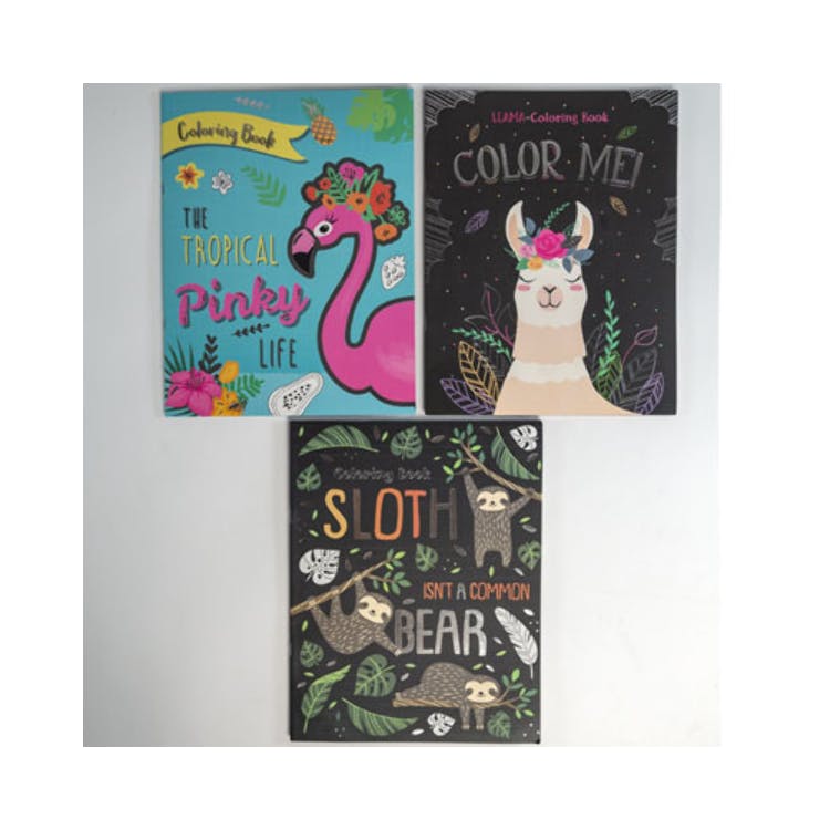 Coloring Books - Unique Animals 3 Volumes 1
