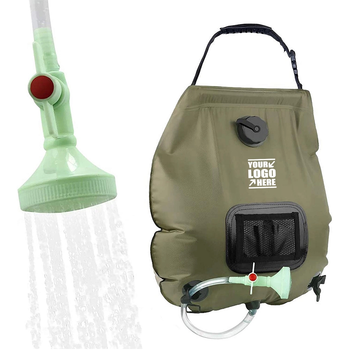 Solar Heating Camping Shower Bag Beach Swimming Outdoor 3