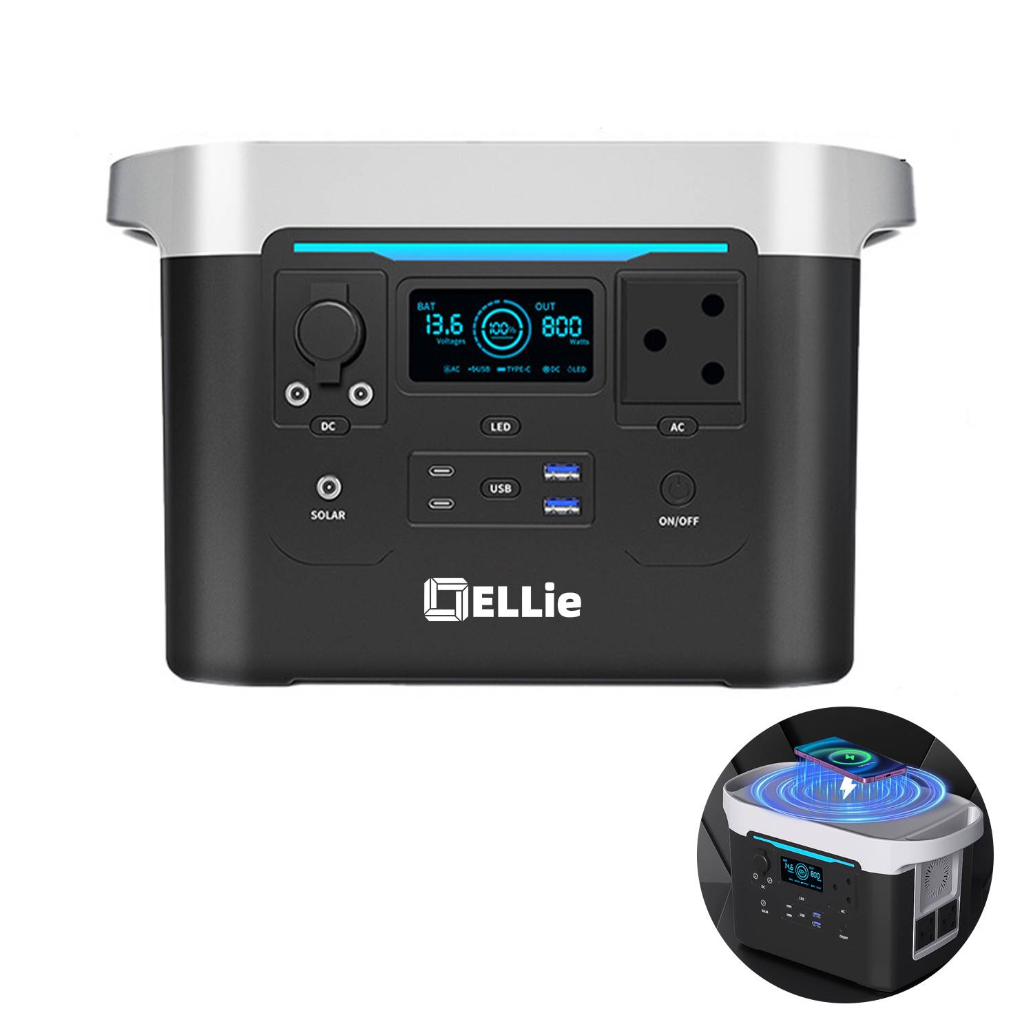 New Outdoor Charging Solar Generator Portable Power