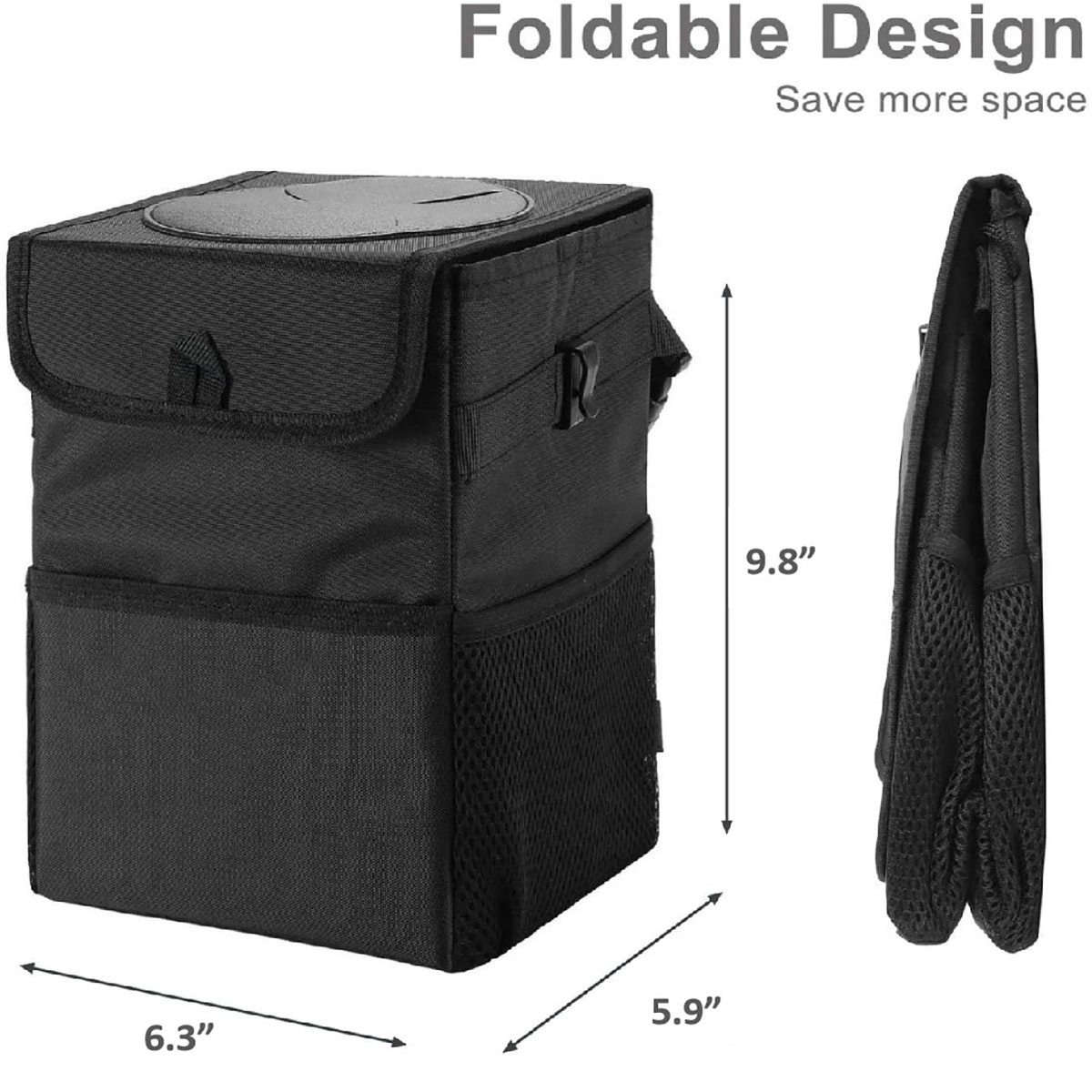 Car Garbage Can Fodable Storage Bag 6