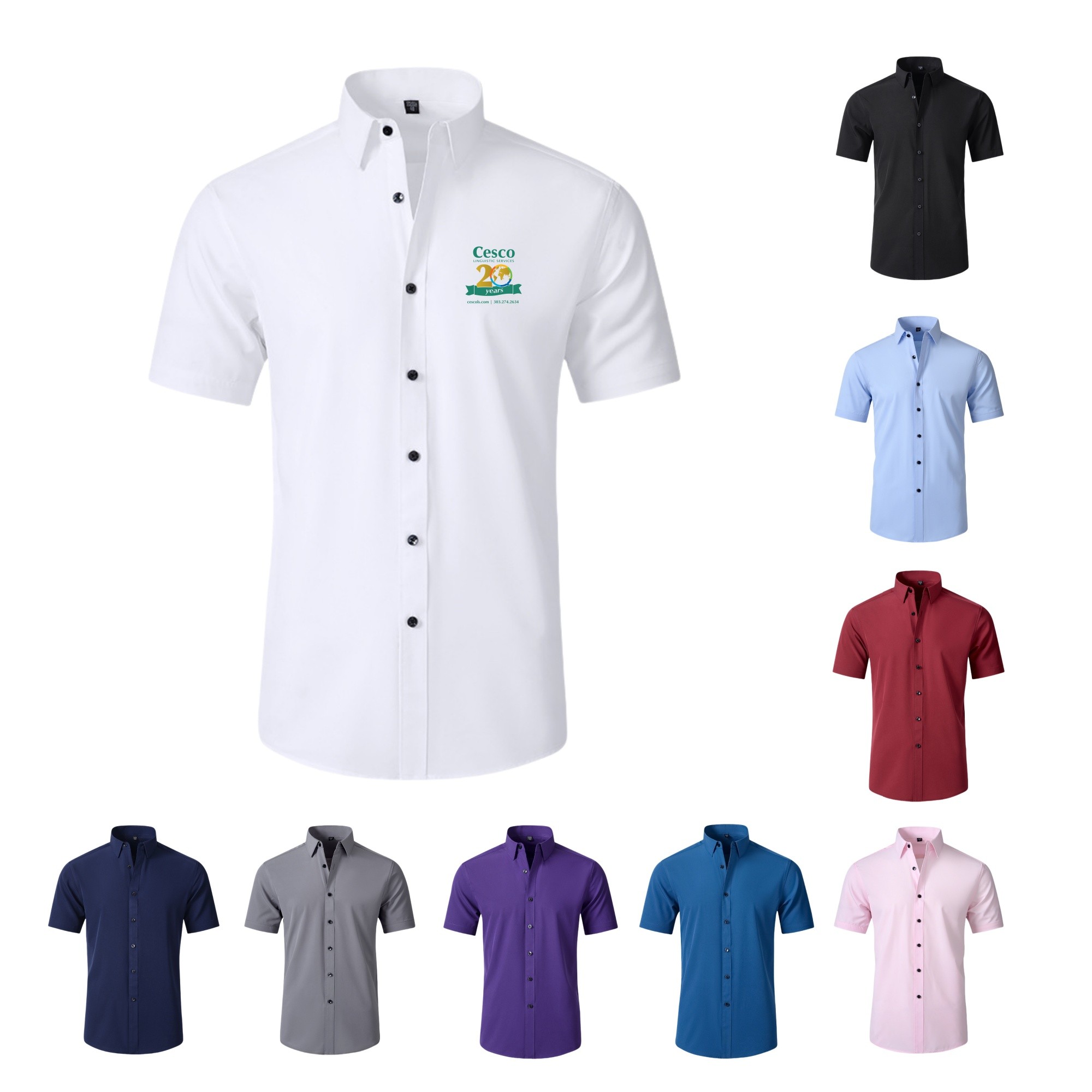 Men's Casual Stylish Business Dress Shirts