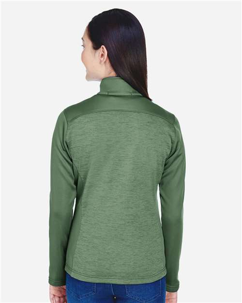Women's Newbury Colorblock Mélange Fleece Full-Zip Jacket - DG796W 11