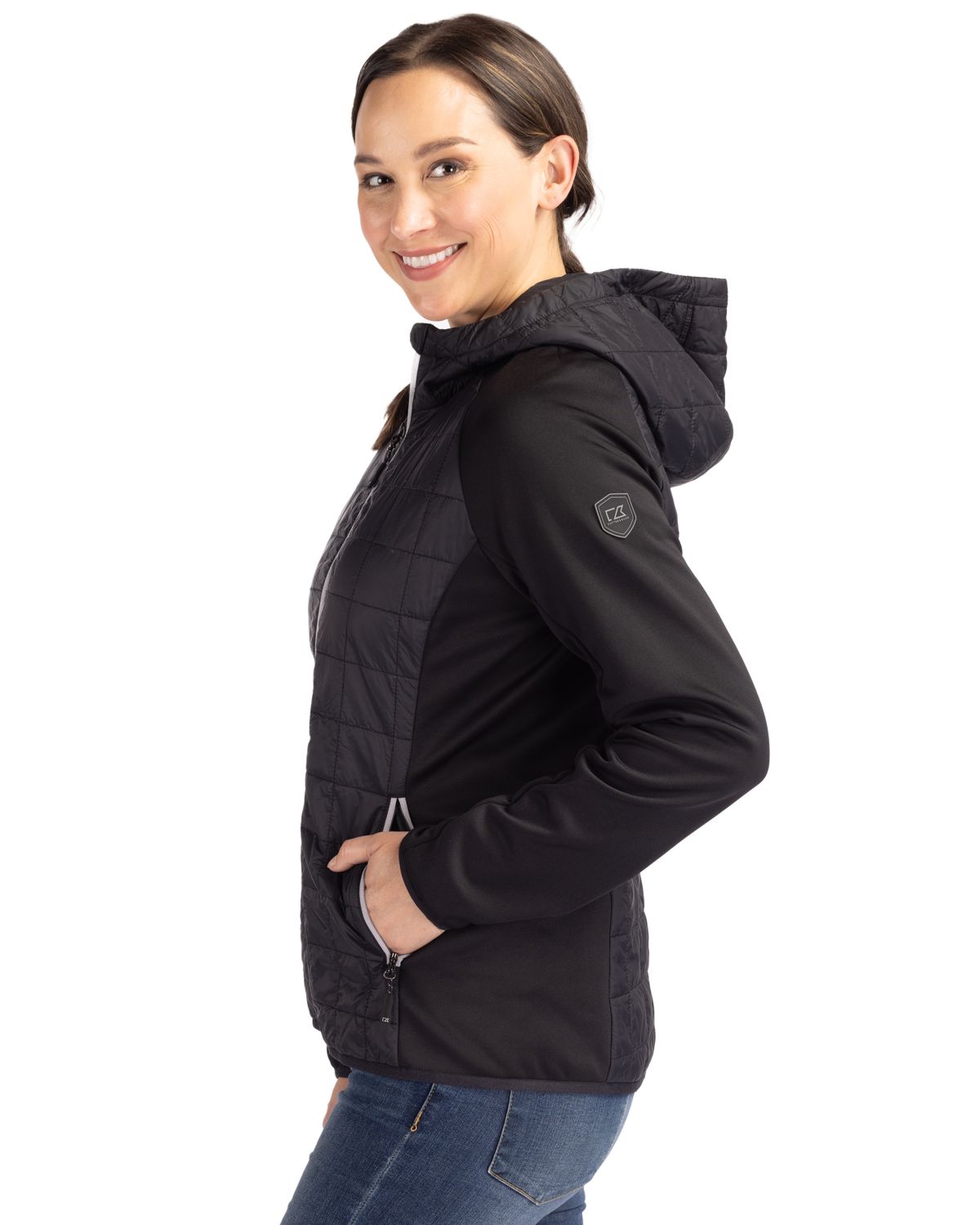 Rainier Primaloft Womens Eco Full Zip Hybrid Jacket