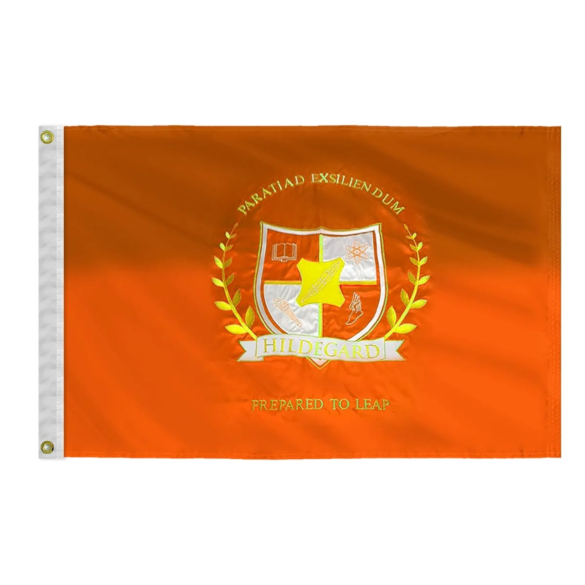 Applique & Embroidered Flag 20" x 30" Nylon 4