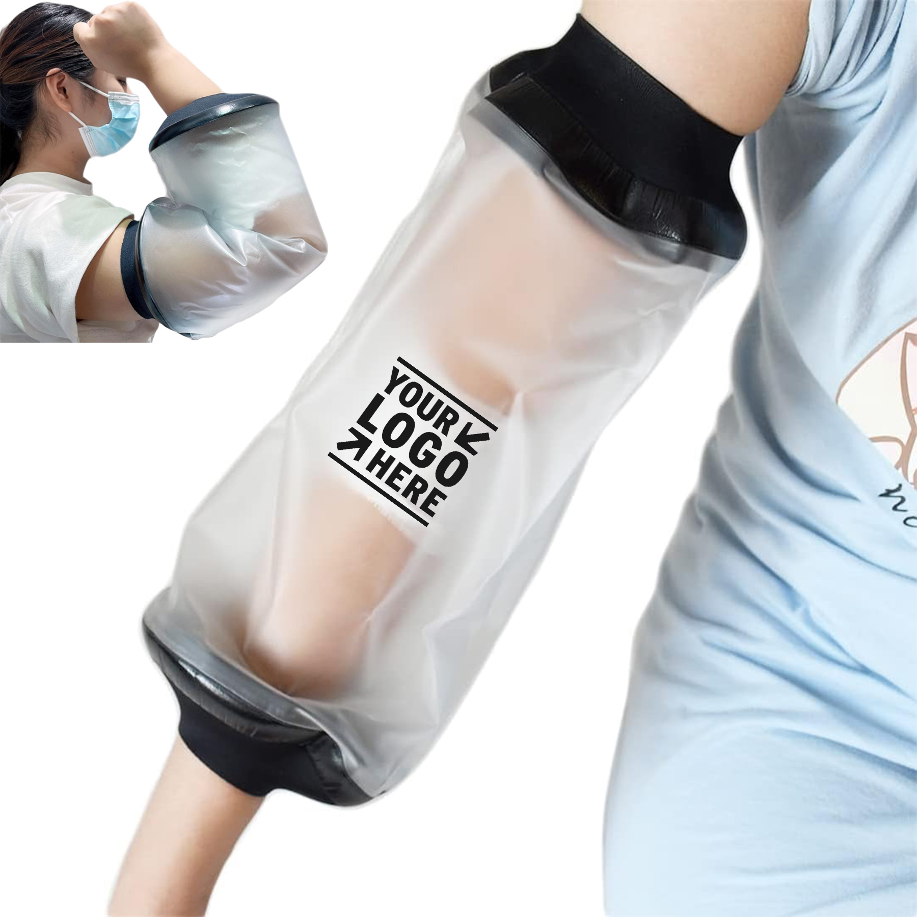 100% Reusable Waterproof Treatment IV PICC Line Shower Protector 2
