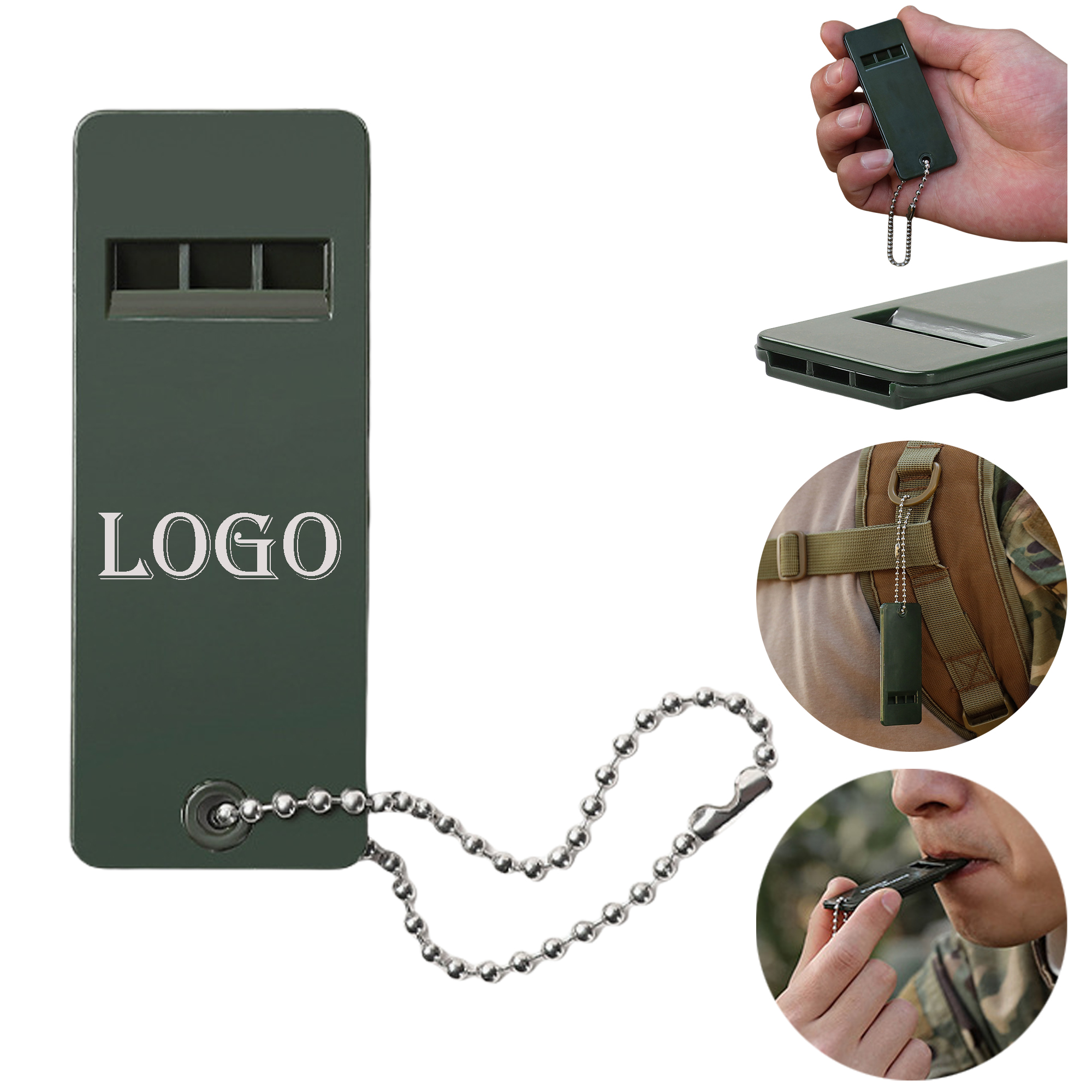 Professional Triple Frequency Survival Whistle - Military Grade Emergency Tool with Lanyard 1