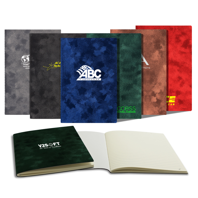 Inspire Stitched 5"W x 8"H 80 Pages TPU Suede Travel Journal (Green)